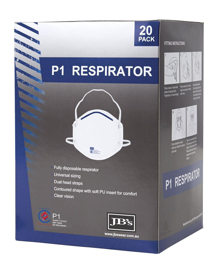 JB'S P1 RESPIRATOR (20PC)
8C001