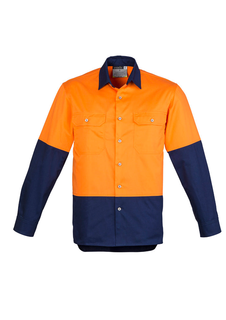 GCZW122 Mens Industrial Long Sleeve Shirt