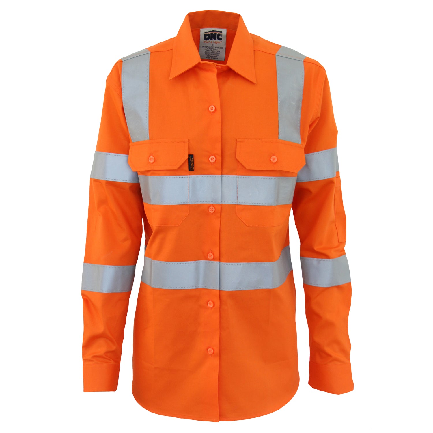 DNC Ladies HiVis L/W Cotton VIC Rail CSR Shirt
Product Code: 3742