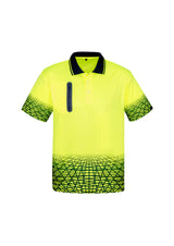 GCZH300 Mens Hi Vis Tracks Short Sleeve Polo