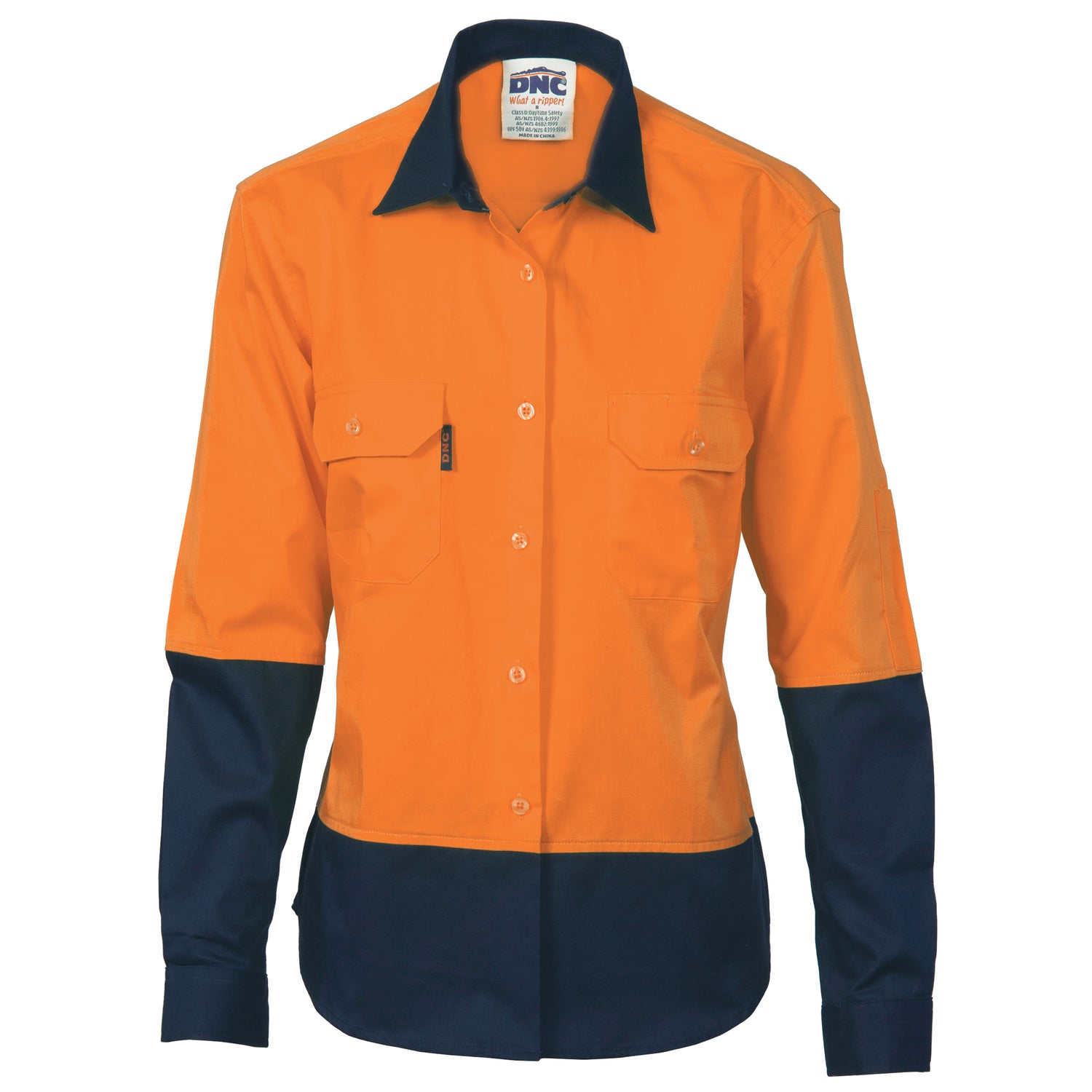 DNC Ladies HiVis 2 Tone Cool-Breeze Cott on Sh irt - Long Sleeve
Product Code: 3940