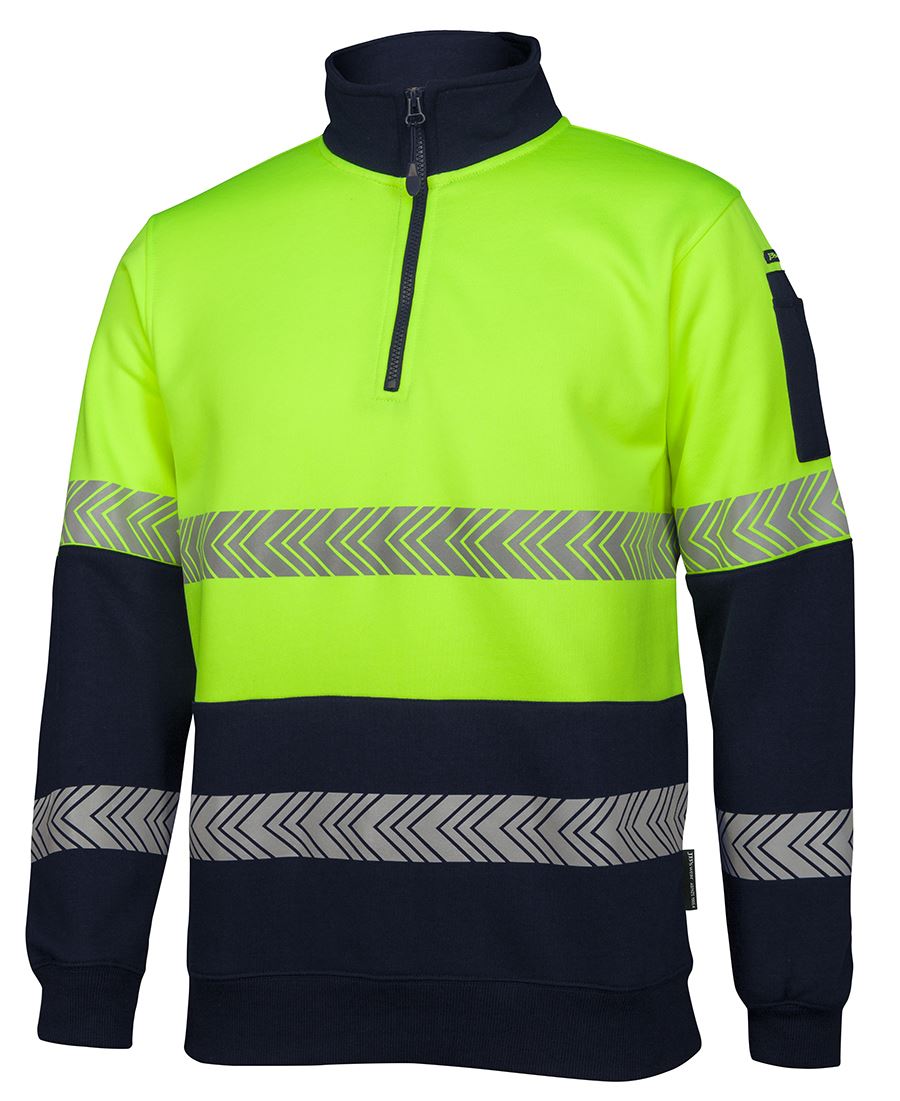 JB'S HI VIS 1/2 ZIP SEGMENTED TAPE FLEECY
6HZS