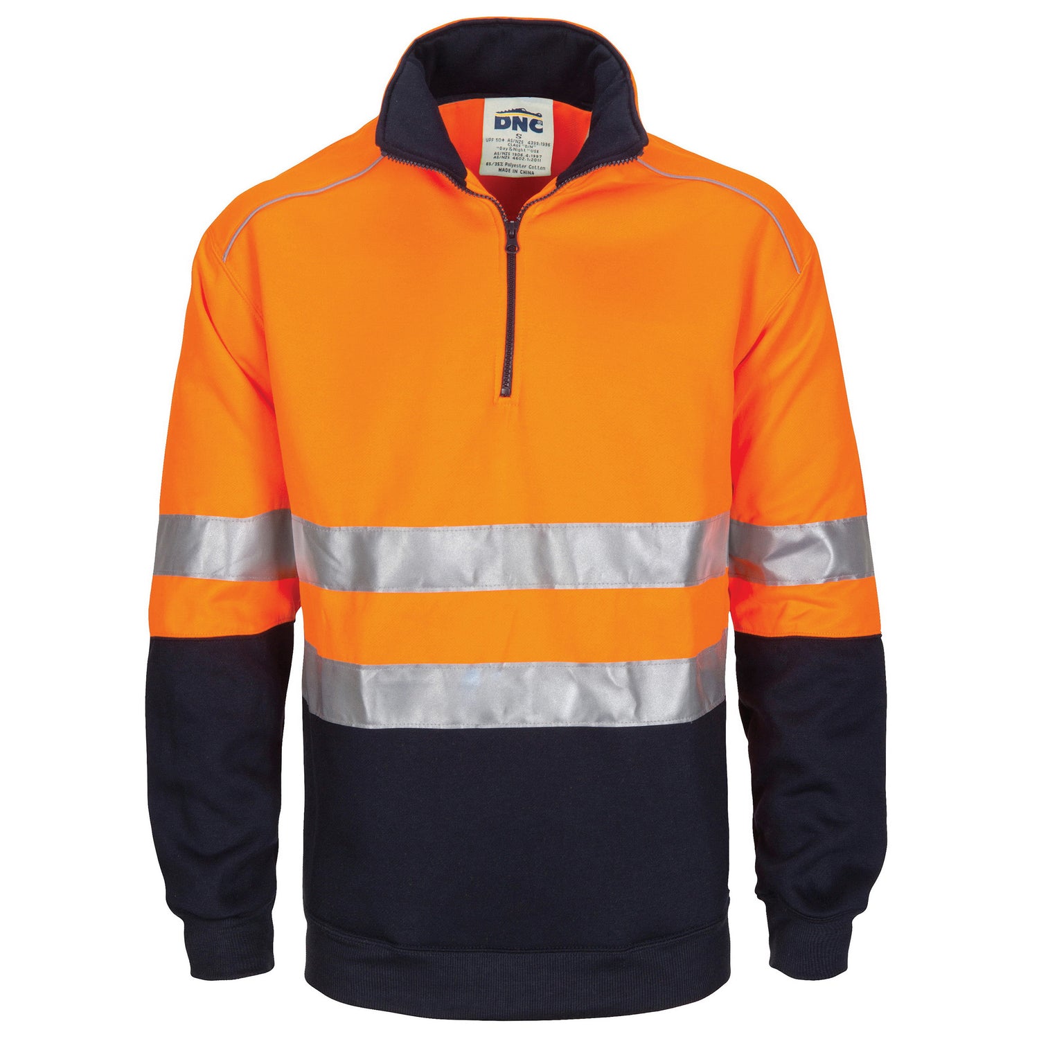 DNC HiVis 1/2 Zip Fleecy with Hoop Pattern CSR Reflective Tape
Product Code: 3729