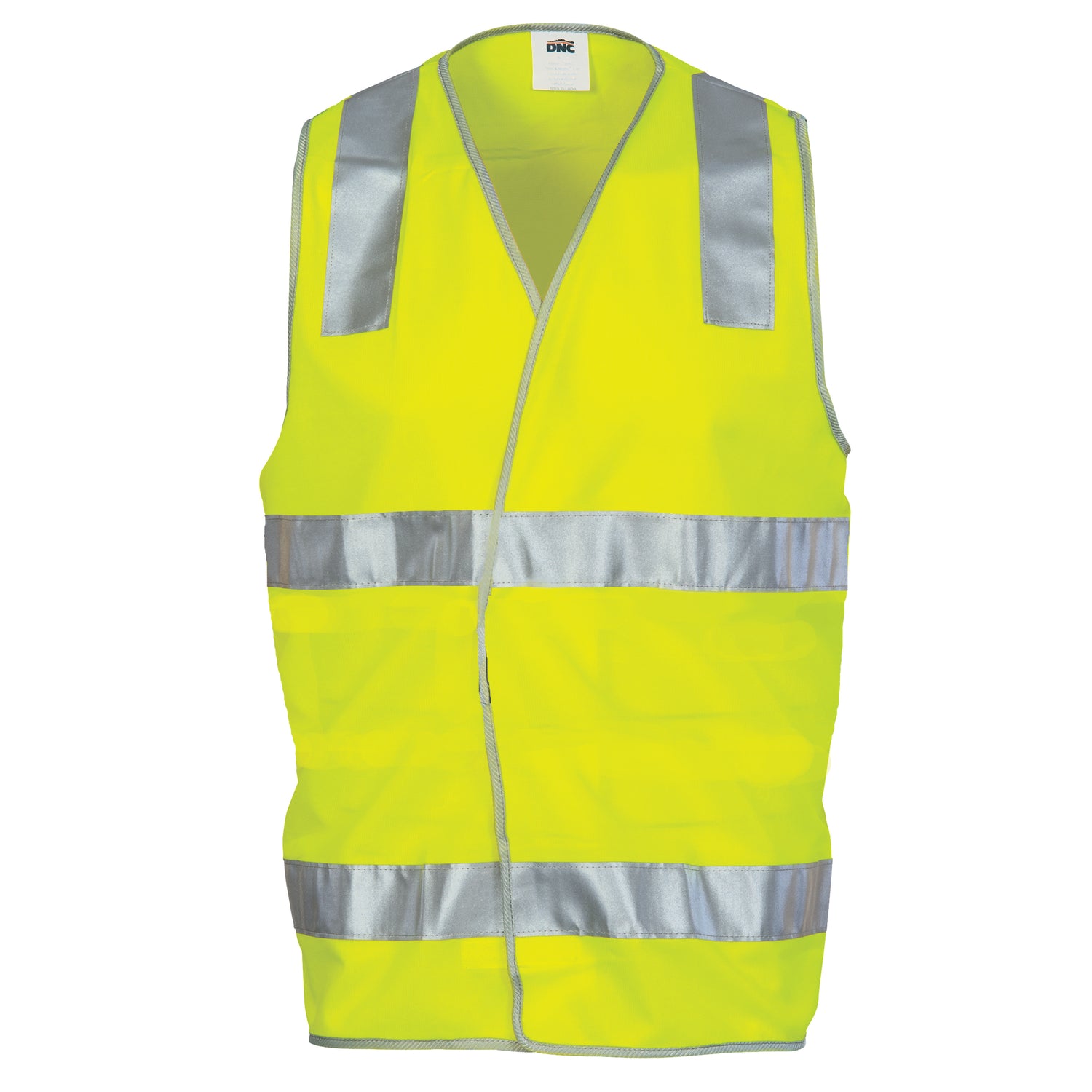 DNC Day/Night Safety Vest with Hoop & Shoulder Generic R/Tape
Product Code: 3503