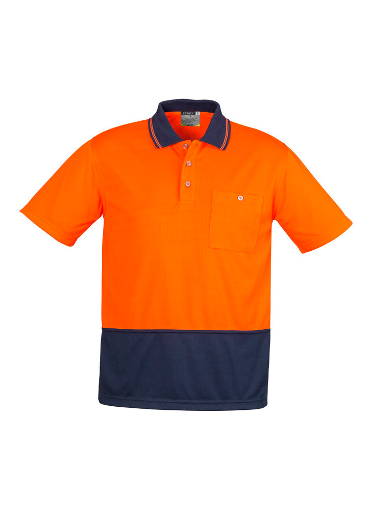 GCZH231 Unisex Hi Vis Basic Short Sleeve Polo