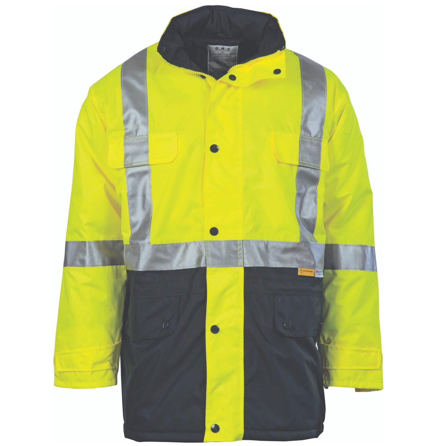 DNC HiVis Two Tone Quilted Jacket with 3M R/Tape
Product Code: 3863