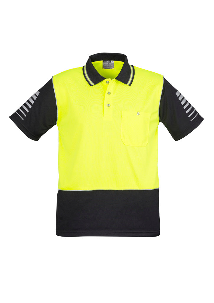GCZH236 Mens Hi Vis Zone Short Sleeve Polo