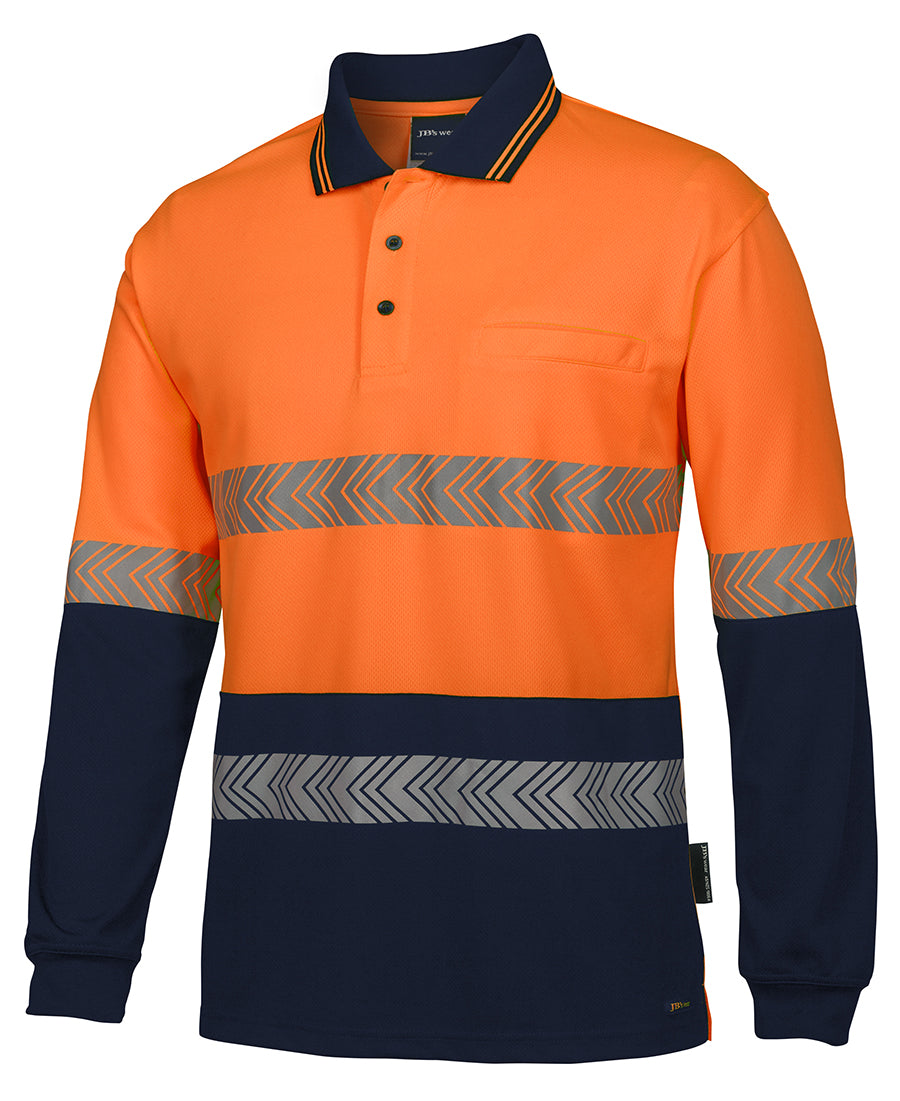 JB'S HI VIS L/S SEGMENTED TAPE POLO
6HLST