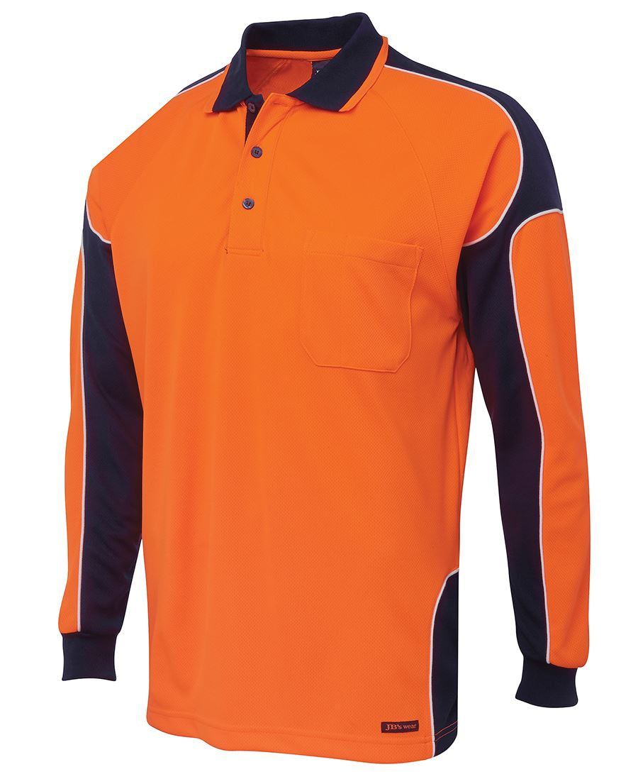 JB'S HI VIS L/S ARM PANEL POLO
6AP4L