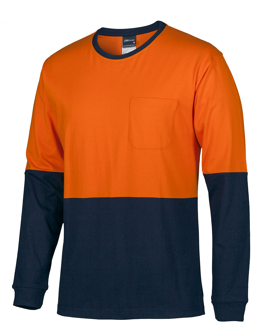 JB'S HI VIS L/S CREW NECK COTTON T-SHIRT
6HVTN