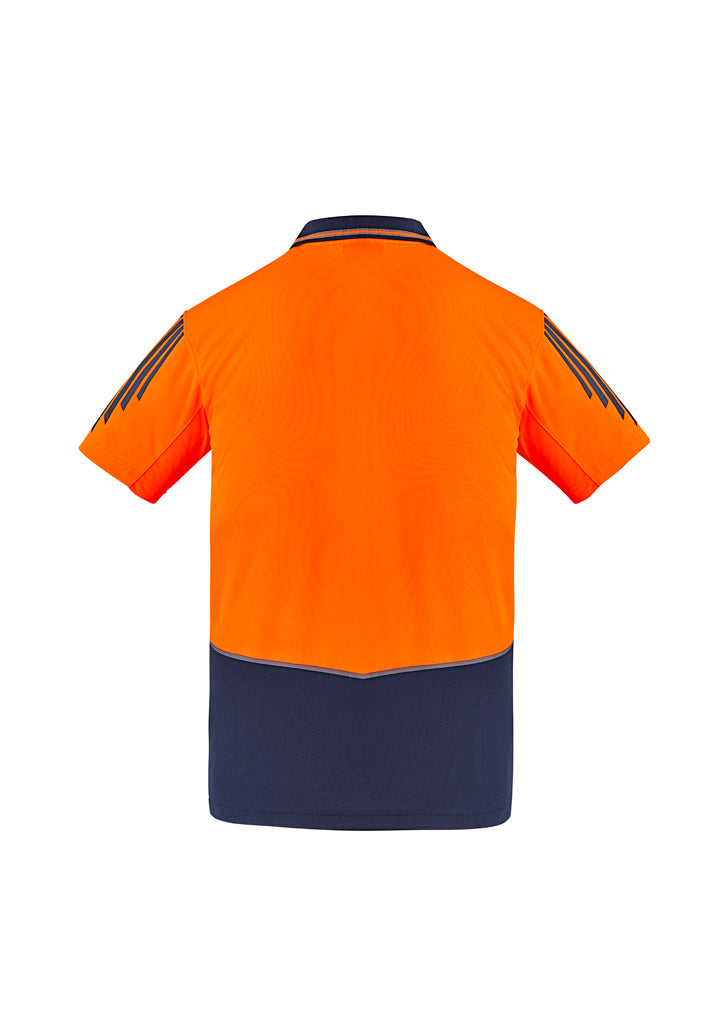 GCZH315 Mens Hi Vis Flux Short Sleeve Polo