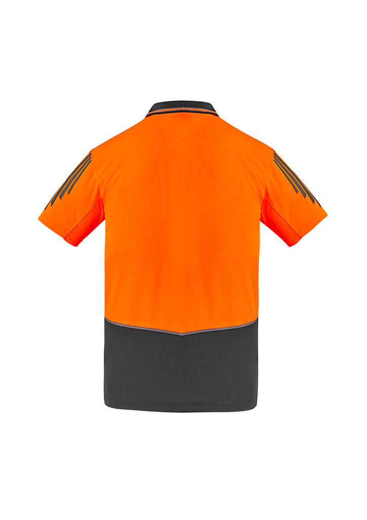 GCZH315 Mens Hi Vis Flux Short Sleeve Polo