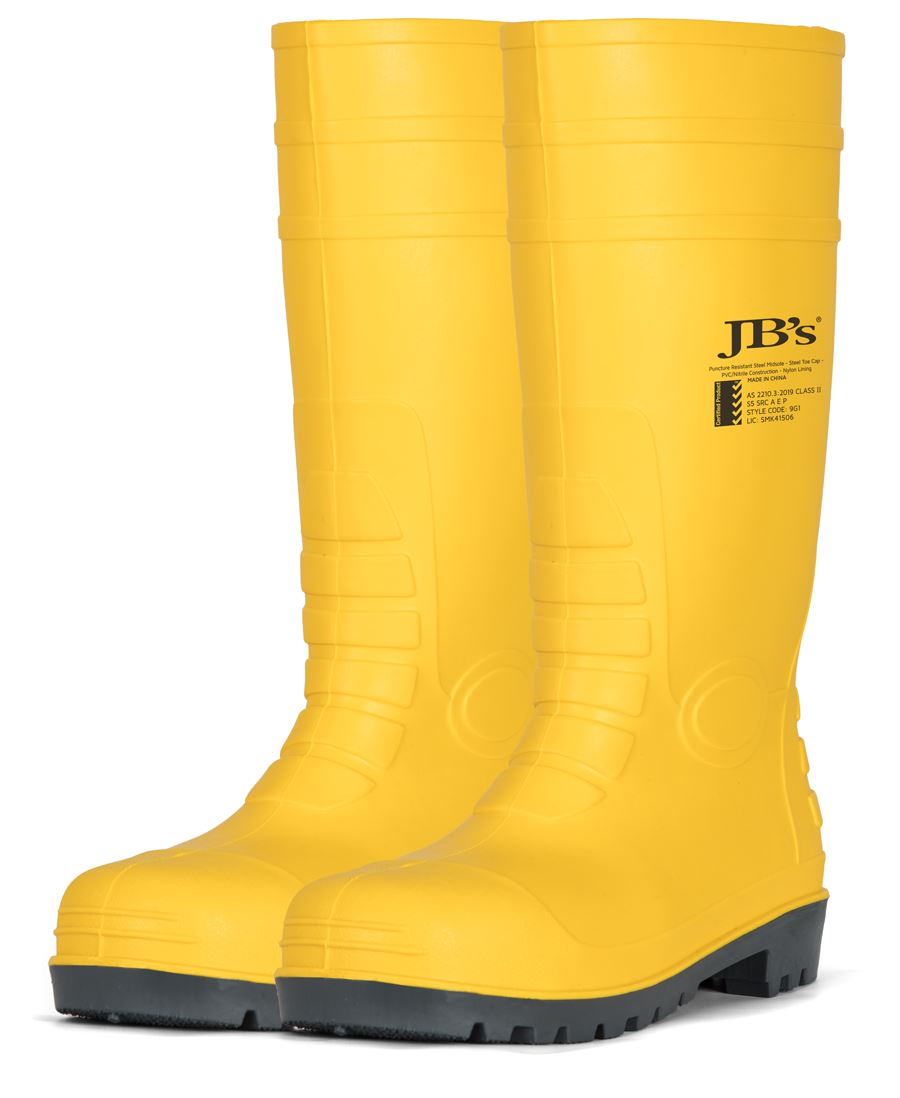JB'S STEEL TOE CAP AND STEEL PLATE GUMBOOT
9G1