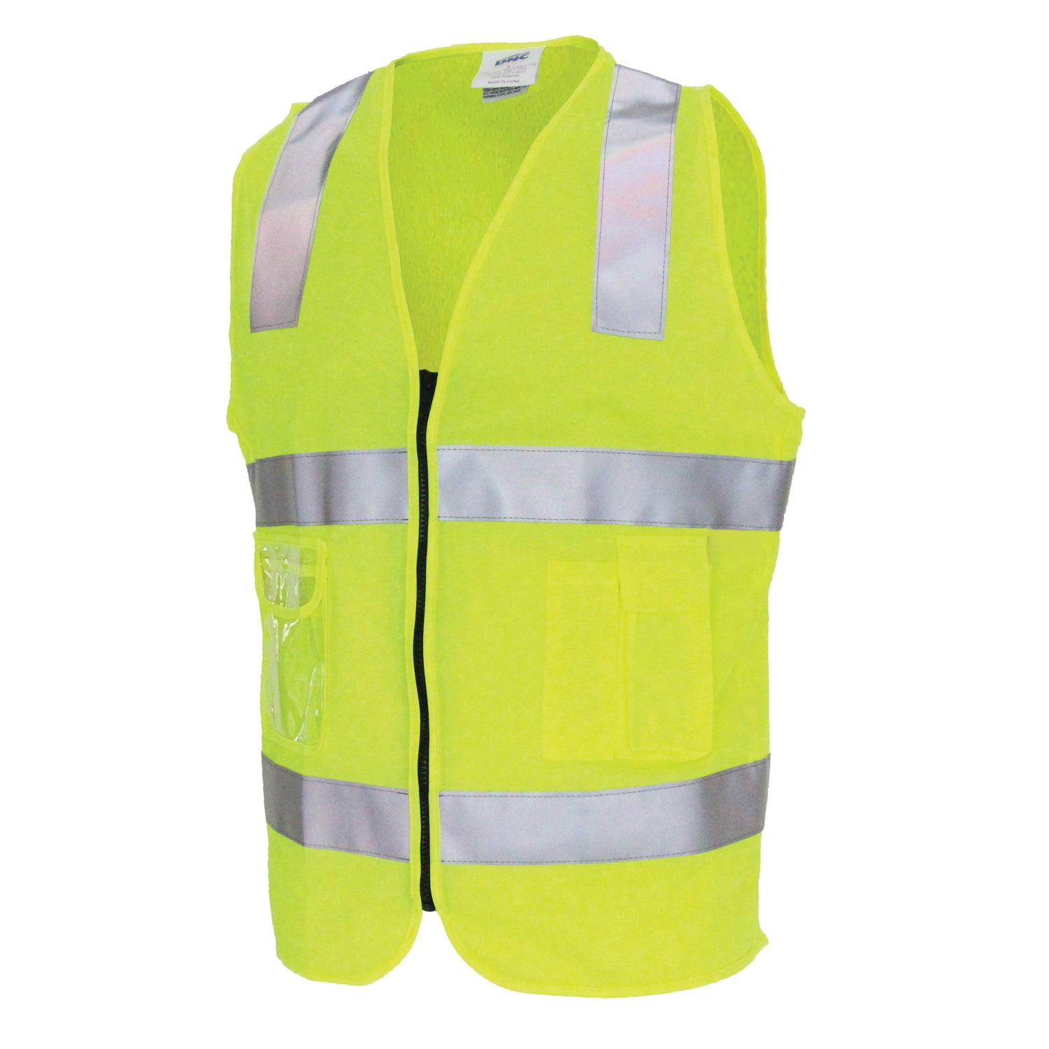 DNC Day/Night Side Panel Safety Vest with Generic R/Tape
Product Code: 3507