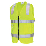 DNC Day/Night Side Panel Safety Vest with Generic R/Tape
Product Code: 3507