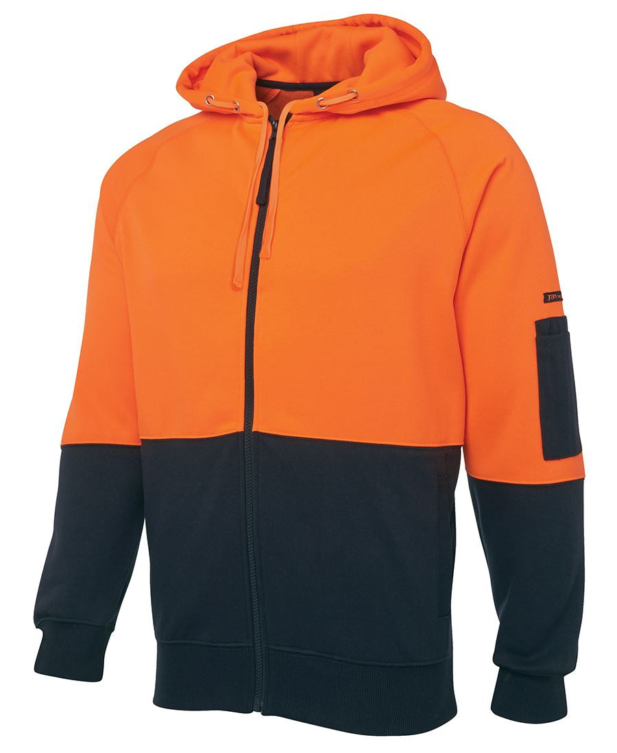 JB'S HI VIS FULL ZIP FLEECY HOODIE
6HVH