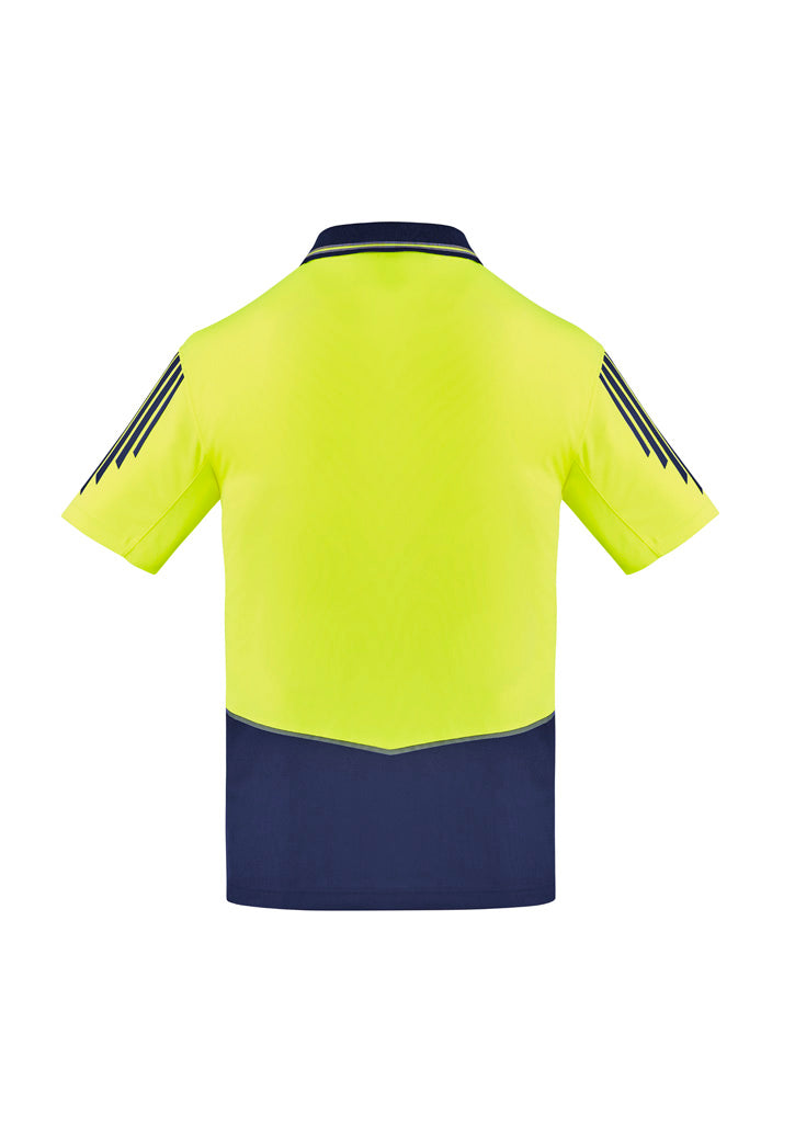 GCZH315 Mens Hi Vis Flux Short Sleeve Polo