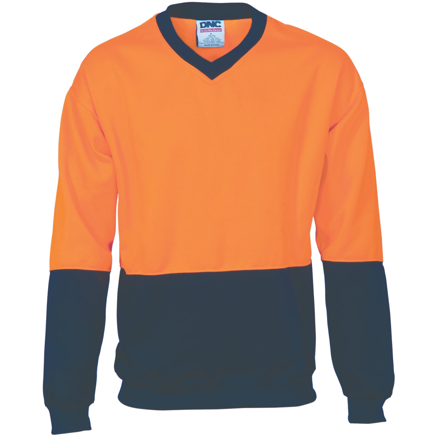DNC HiVis Two Tone Fleecy Sweat Shirt (Sloppy Joe) V-Neck
Product Code: 3822