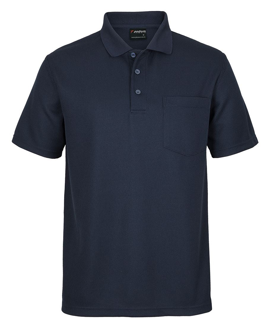 PODIUM WAFFLE POCKET POLO
7WPP