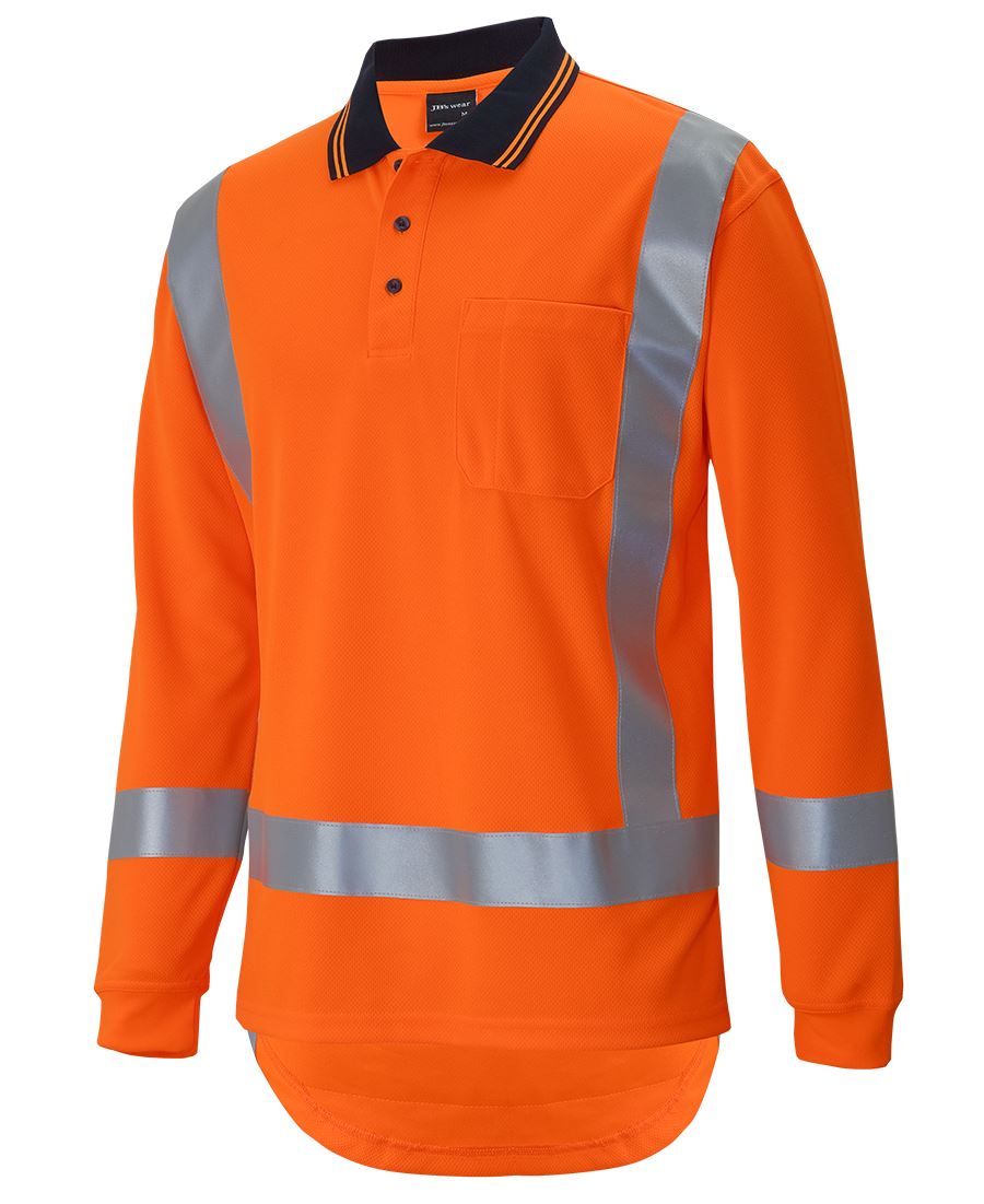 JB'S HI VIS (D+N) L/S NON CUFF TTMC-W17 TRADITIONAL POLO
6DTLP