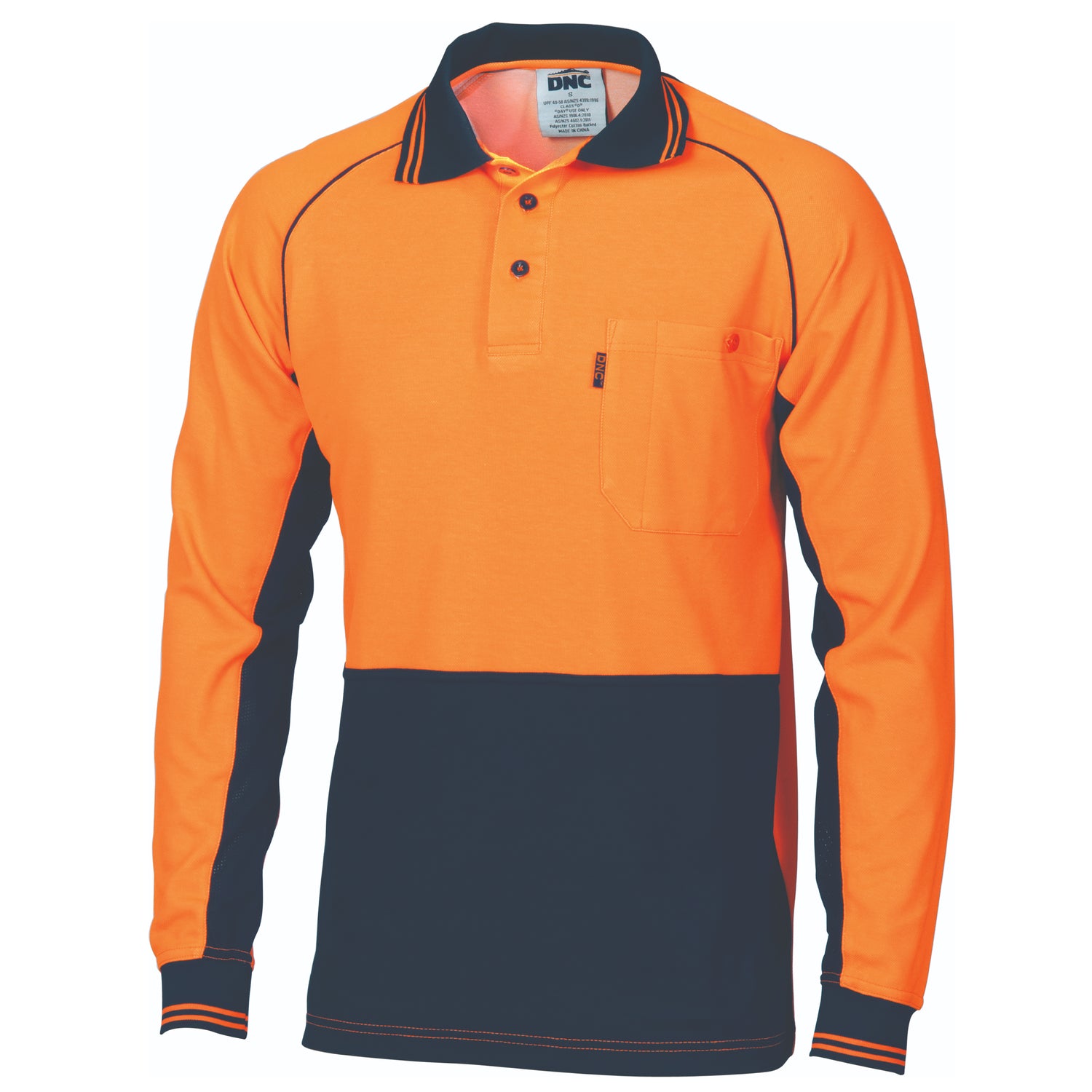 DNC HiVis Cotton Backed Cool-Breeze Contrast Polo - long Sleeve
Product Code: 3720