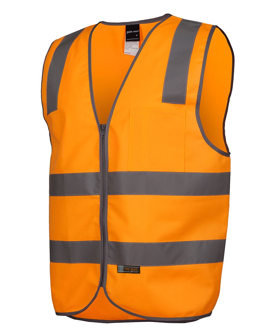 JB'S VIC RAIL (D+N) ZIP SAFETY VEST
6DVSV