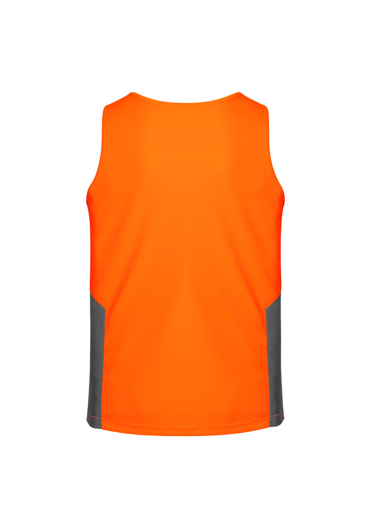 GCZH239 Mens Hi Vis Squad Singlet