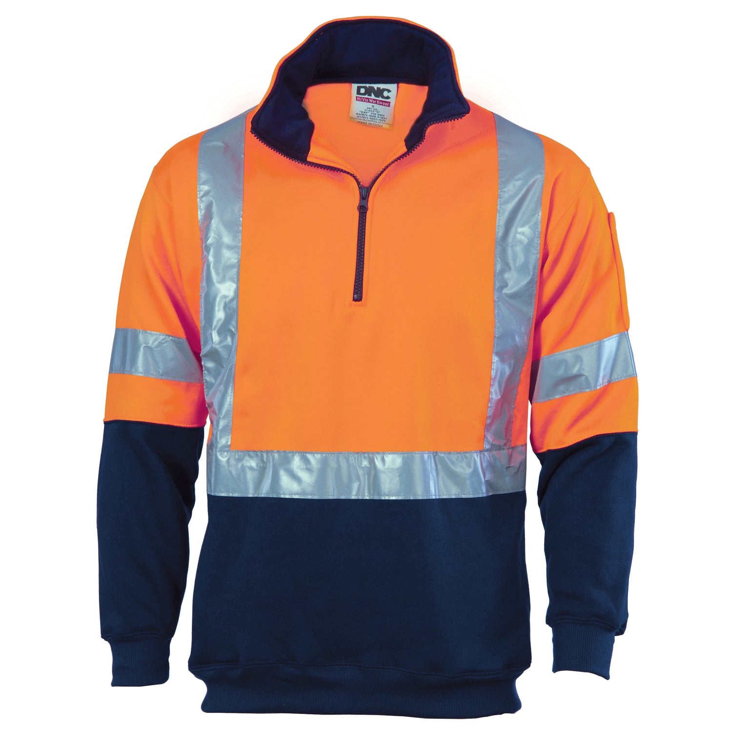 DNC HiVis Cross Back D/N Two Tone 1/2 Zip Fleecy
Product Code: 3929