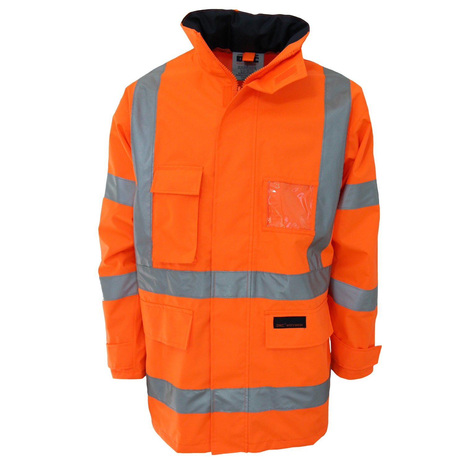 DNC HiVis Breathable Rain Jacket Biomotion tape
Product Code: 3571
