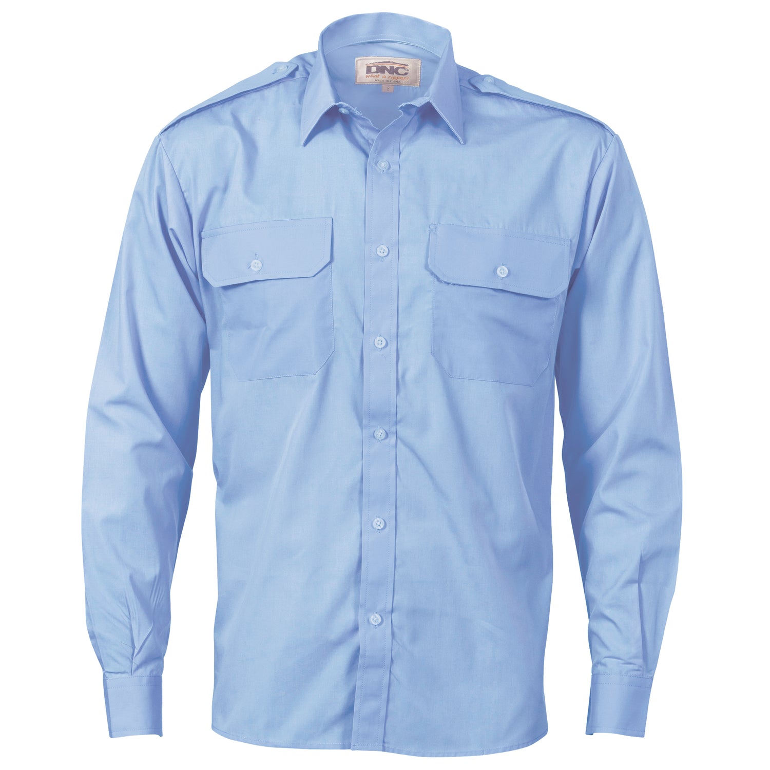 DNC Epaulette Polyester/Cotton Work Shirt - Long Sleeve
Product Code: 3214