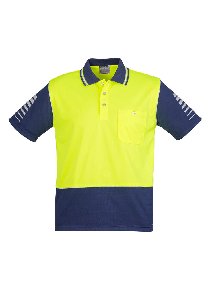 GCZH236 Mens Hi Vis Zone Short Sleeve Polo
