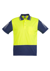 GCZH236 Mens Hi Vis Zone Short Sleeve Polo