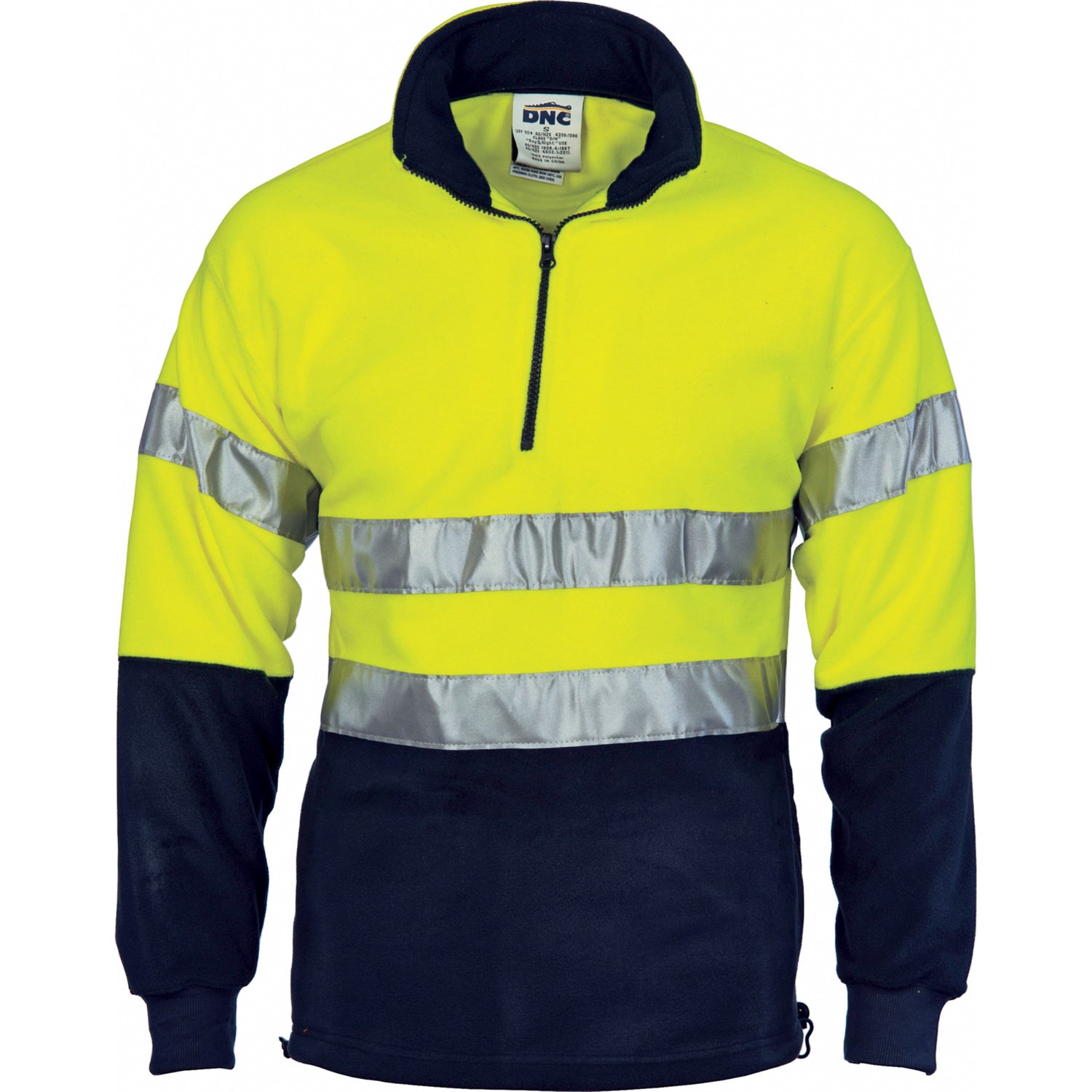 DNC HiVis Two Tone 1/2 Zip Polar Fleece with CSR R/Tape
Product Code: 3829