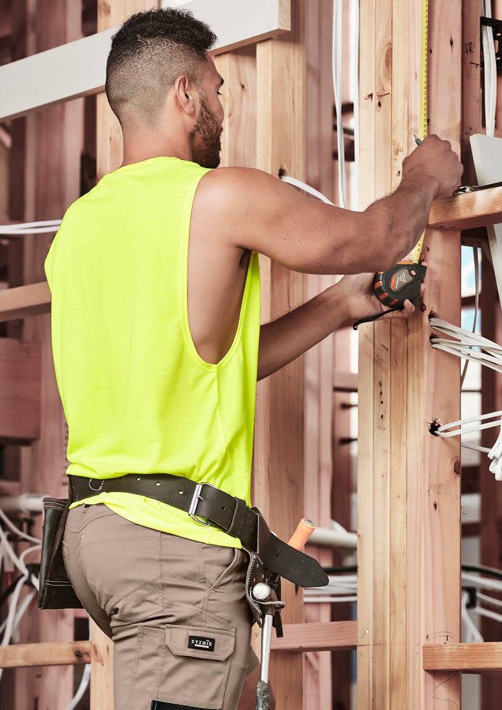 GCZH297 Mens Hi Vis Sleeveless Tee