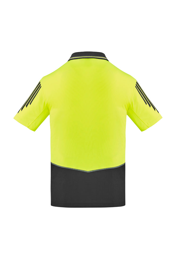 GCZH315 Mens Hi Vis Flux Short Sleeve Polo