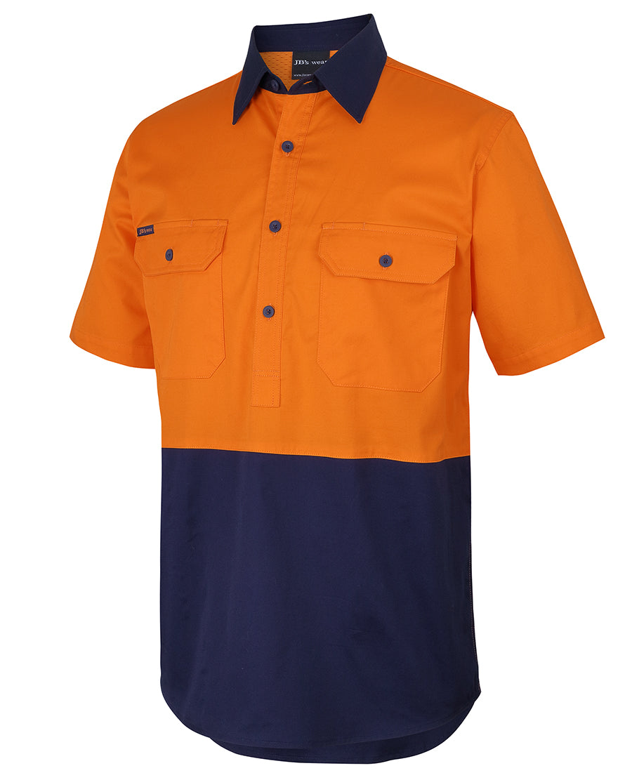 JB'S HI VIS CLOSE FRONT S/S 150G WORK SHIRT
6HVCW