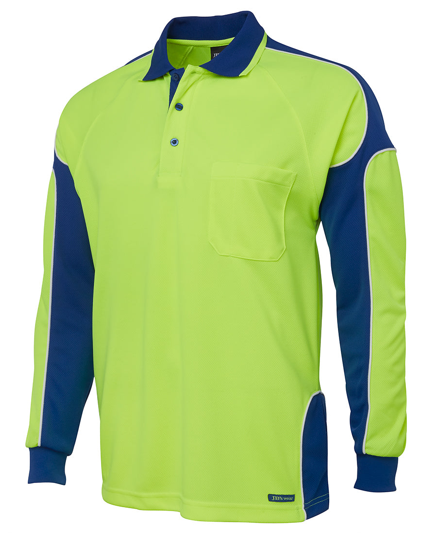 JB'S HI VIS L/S ARM PANEL POLO
6AP4L