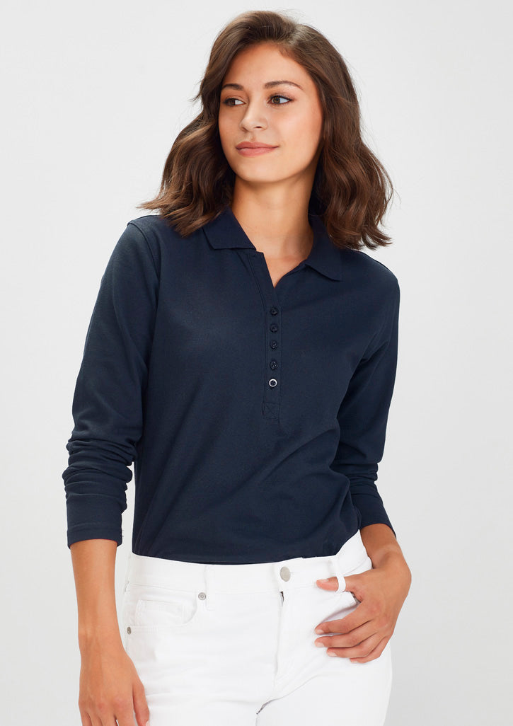 Womens Crew Long Sleeve Polo
P400LL