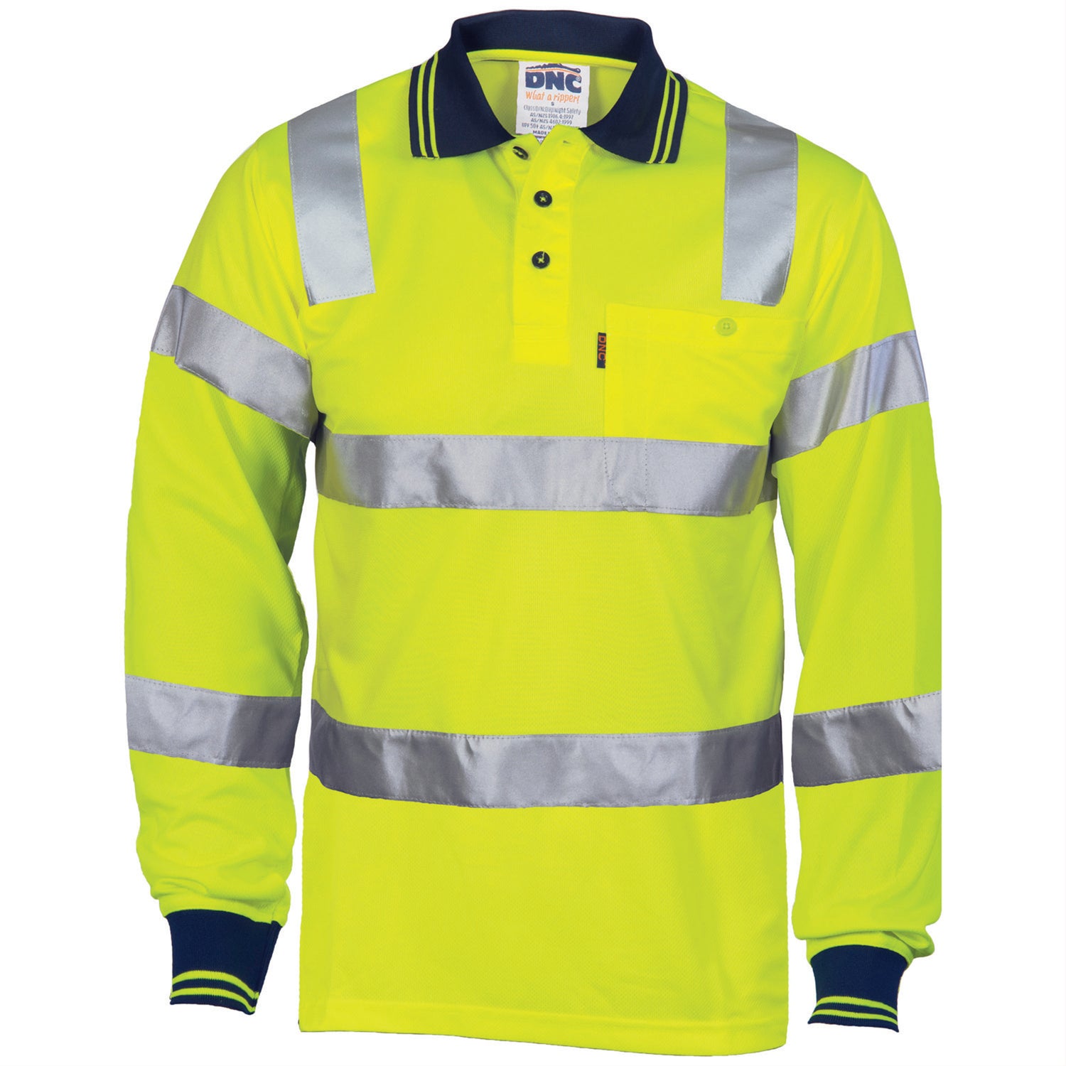 DNC HiVis Biomotion Tapped Polo L/S
Product Code: 3713