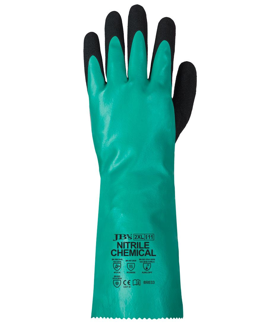 JB'S TYPE A NITRILE CHEMICAL GLOVE
8R033