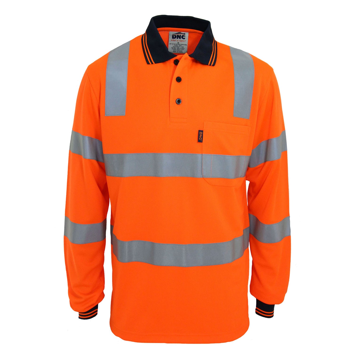 DNC HiVis Biomotion Tapped Polo L/S
Product Code: 3713