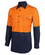 JB'S HI VIS CLOSE FRONT L/S 190G WORK SHIRT
6HVCF