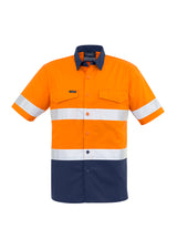 GCZW835 Mens Rugged Cooling Hi Vis Taped Short Sleeve Shirt