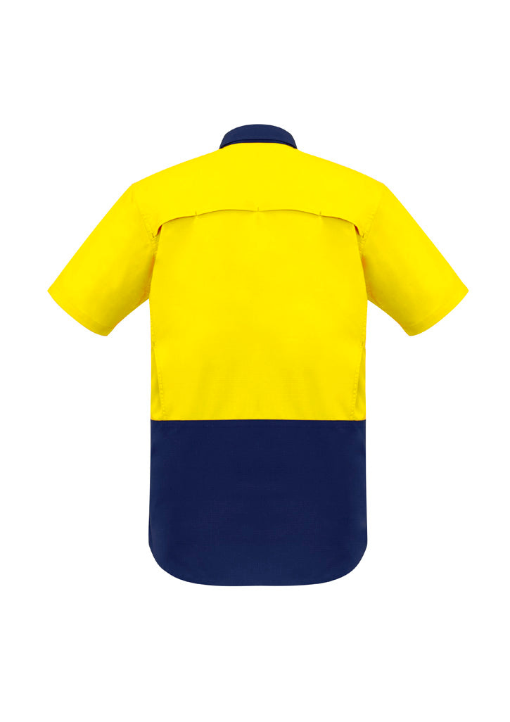 GCZW815 Mens Rugged Cooling Hi Vis Short Sleeve Shirt