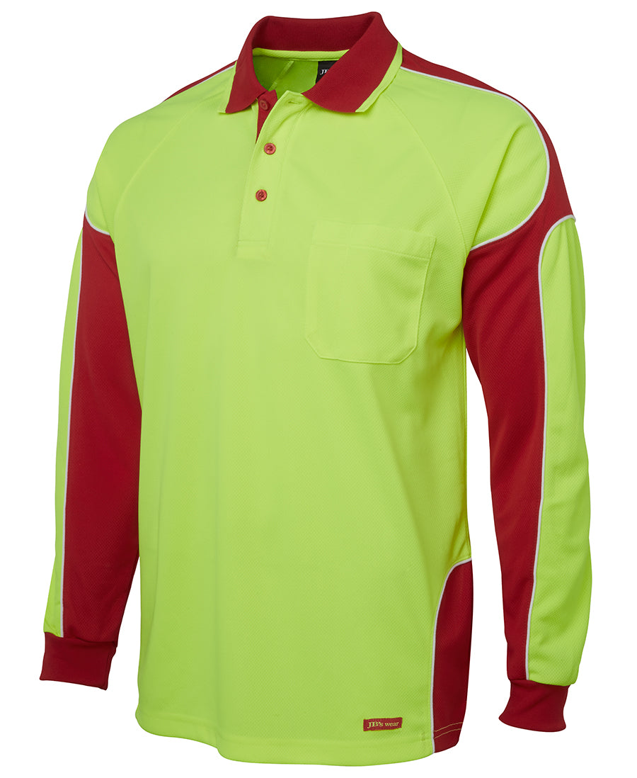 JB'S HI VIS L/S ARM PANEL POLO
6AP4L