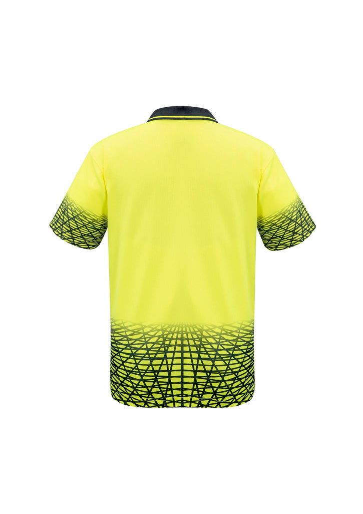 GCZH300 Mens Hi Vis Tracks Short Sleeve Polo