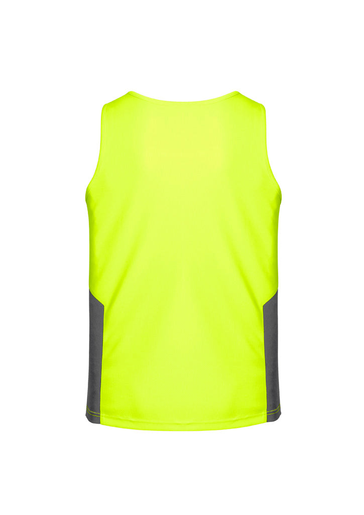 GCZH239 Mens Hi Vis Squad Singlet