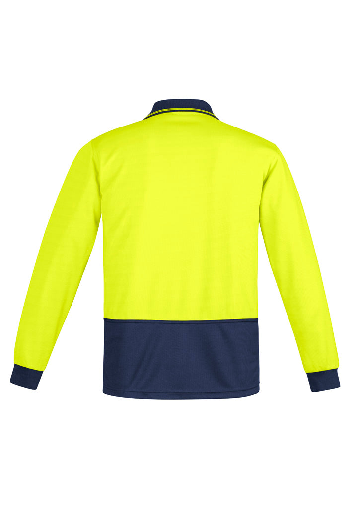 GCZH410 Mens Hi Vis Comfort Back Long Sleeve Polo