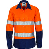 DNC Ladies HiVis Two Tone Cool-Breeze Cott on Sh irt with 3M R/Tape - Long sleeve
Product Code: 3986