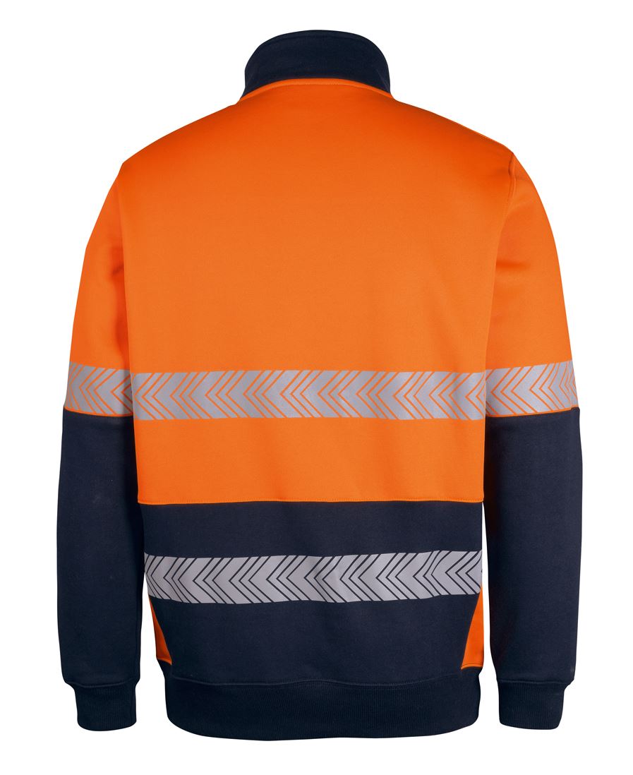JB'S HI VIS 330G 1/2 ZIP SEGMENTED TAPE FLEECE
6DPS